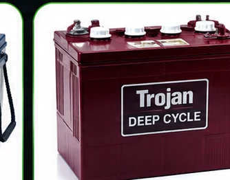 Golf-cart deep-cycle lead-acid battery