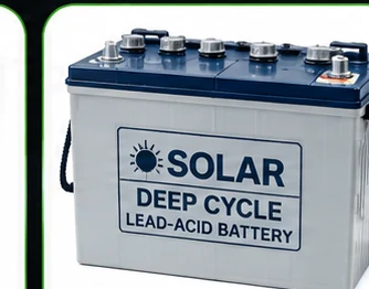 Solar deep-cycle lead-acid battery